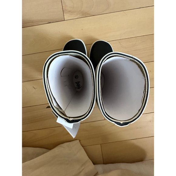 Aigle Lolly Pop Rain Boots EU 24 Navy Rubber Kids Waterproof - Picture 6 of 9